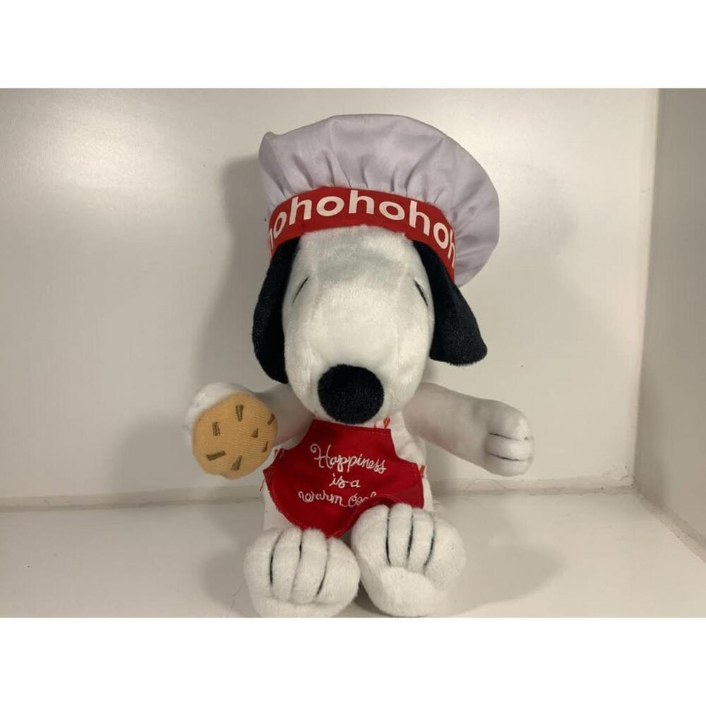Adorable Snoopy Plush "Happiness is a Warm Cookie" 6"